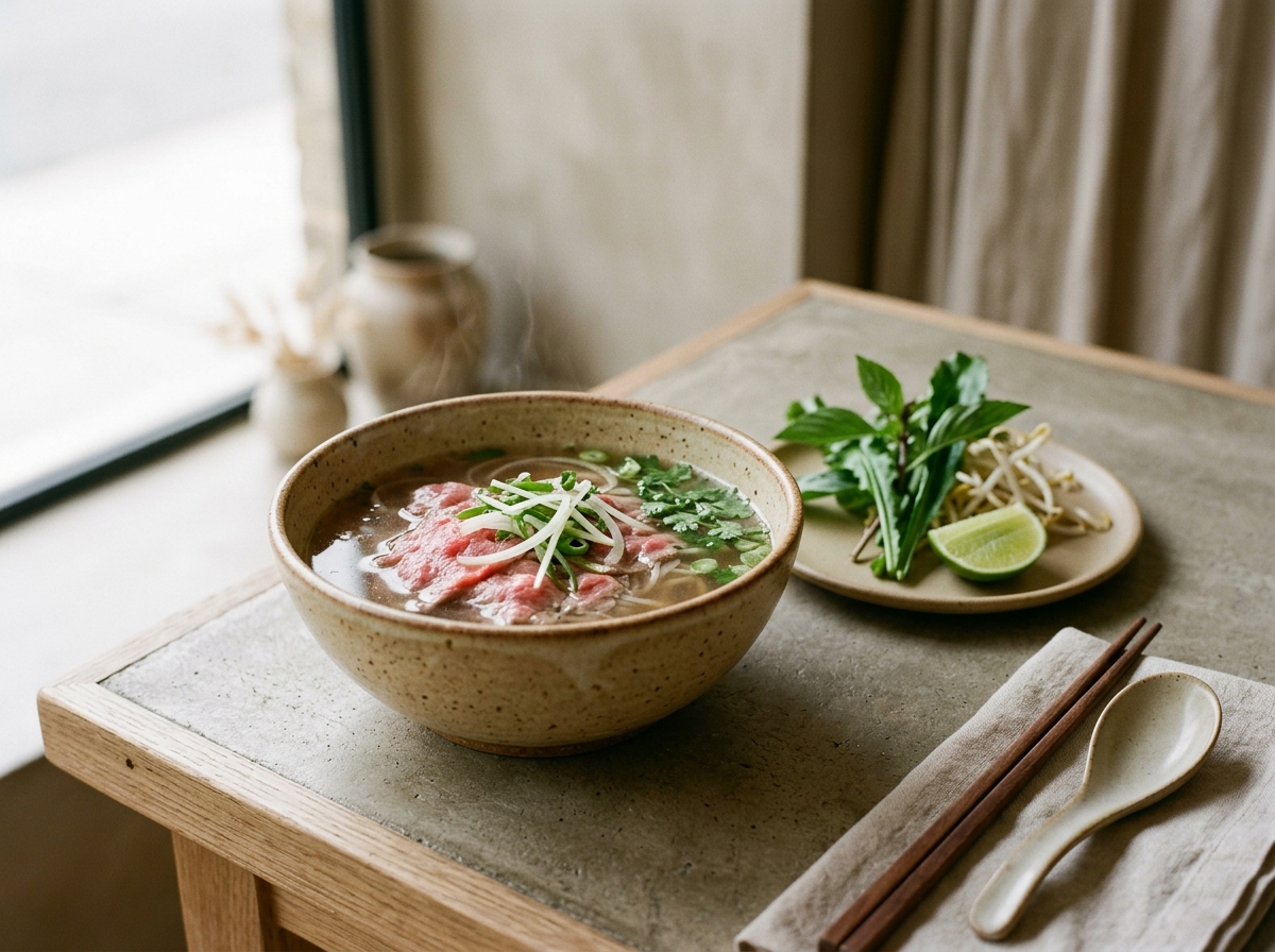 Rare Beef Pho (Phở Tái)